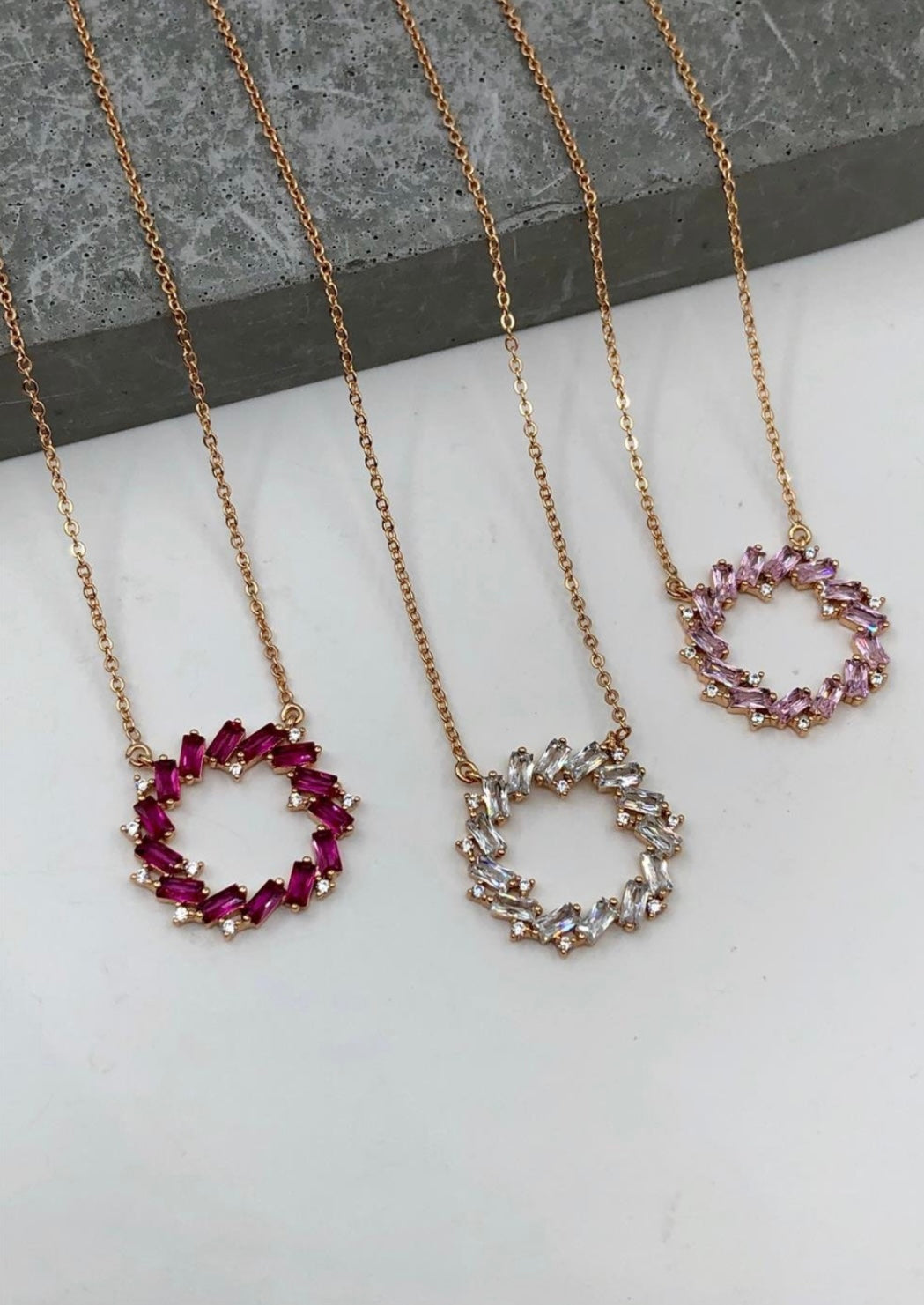 Tiffani Circle Necklace