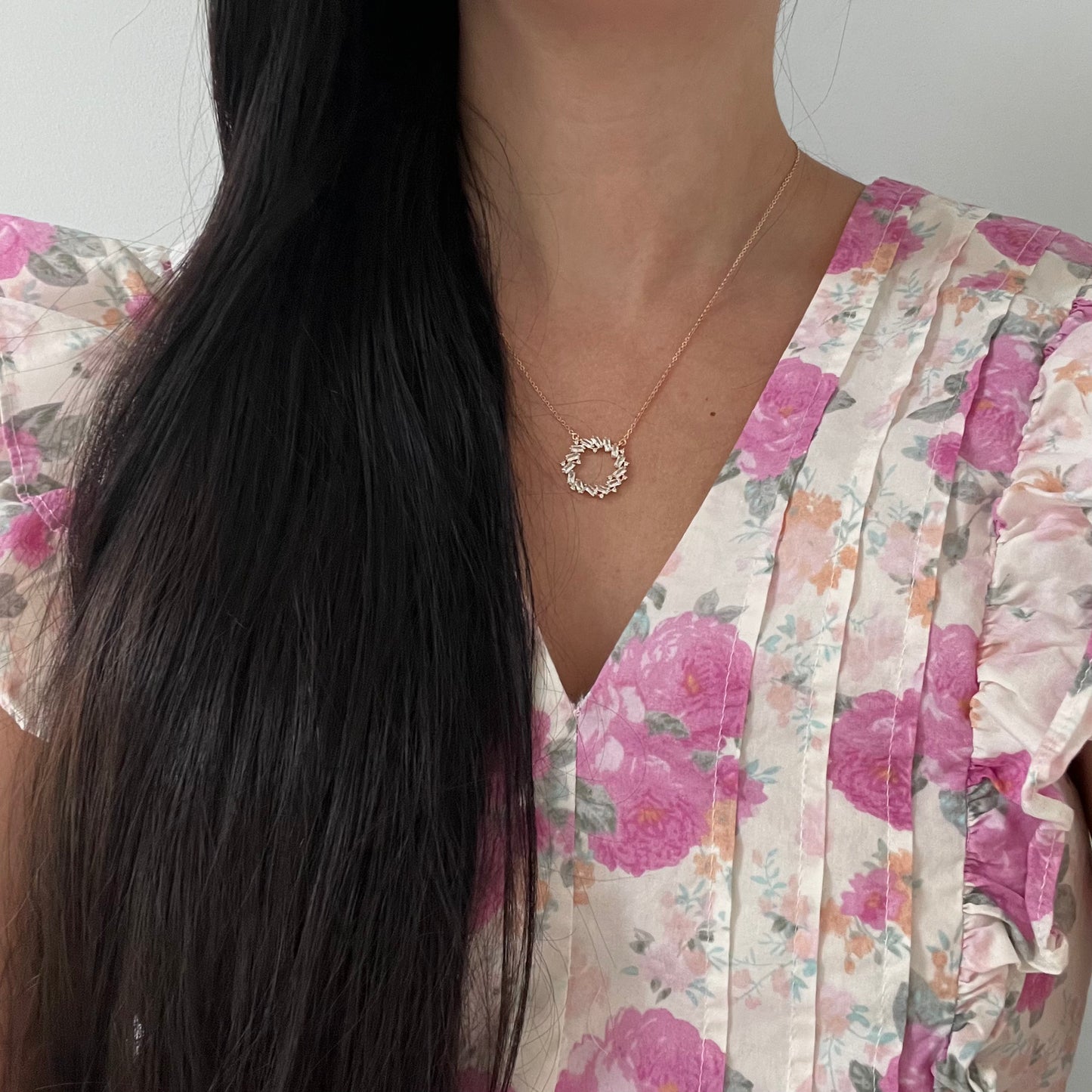 Tiffani Circle Necklace