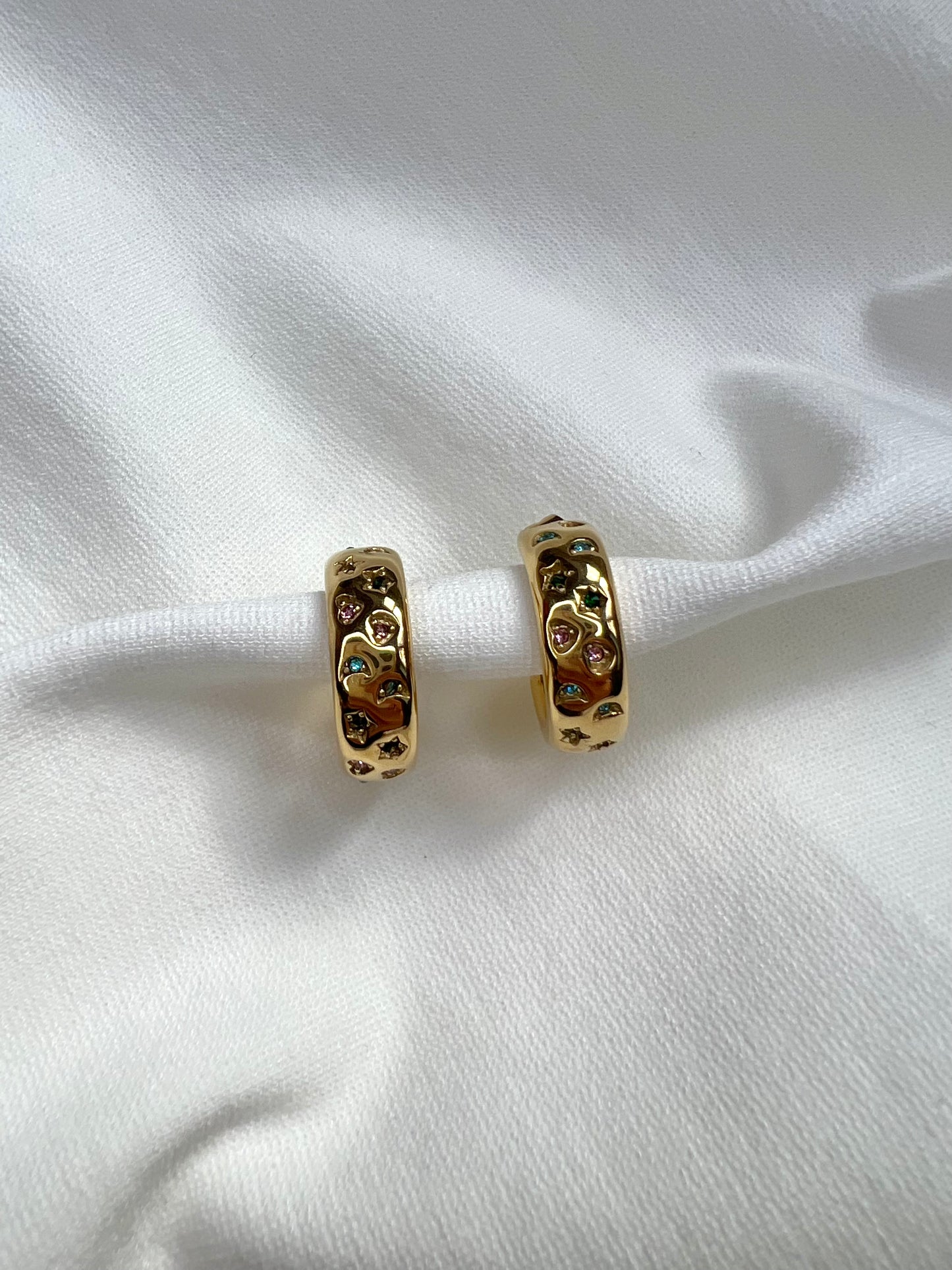 Whitney Half Hoop Earrings