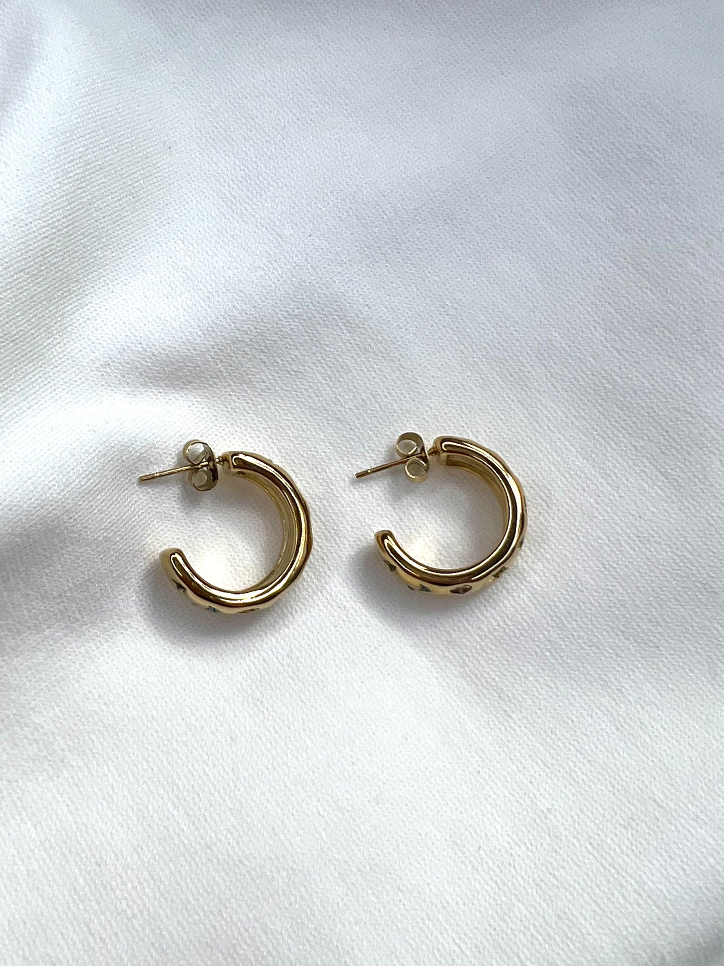 Whitney Half Hoop Earrings